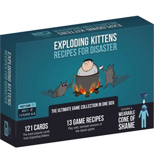 Exploding Kittens Recipes for Disaster Frittstående Samlepakke m/121 Kort 