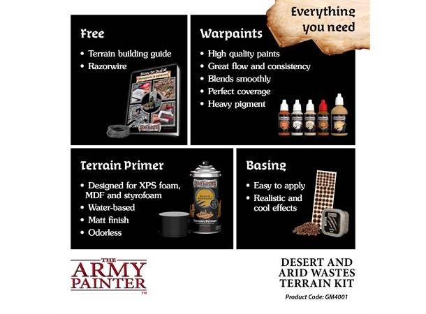 GameMaster Terrain Kit Desert & Arid Was The Army Painter