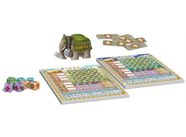 Ganges Dice Charmers Brettspill Rajas of the Ganges 