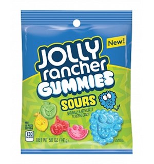 Jolly Rancher Gummies Sours 141g Gummigodteri med sure smaker 