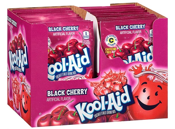 Kool Aid Black Cherry Eske med 48stk 