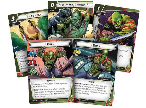 Marvel Champions TCG Drax Expansion Expansion Marvel Champions The Card Game 