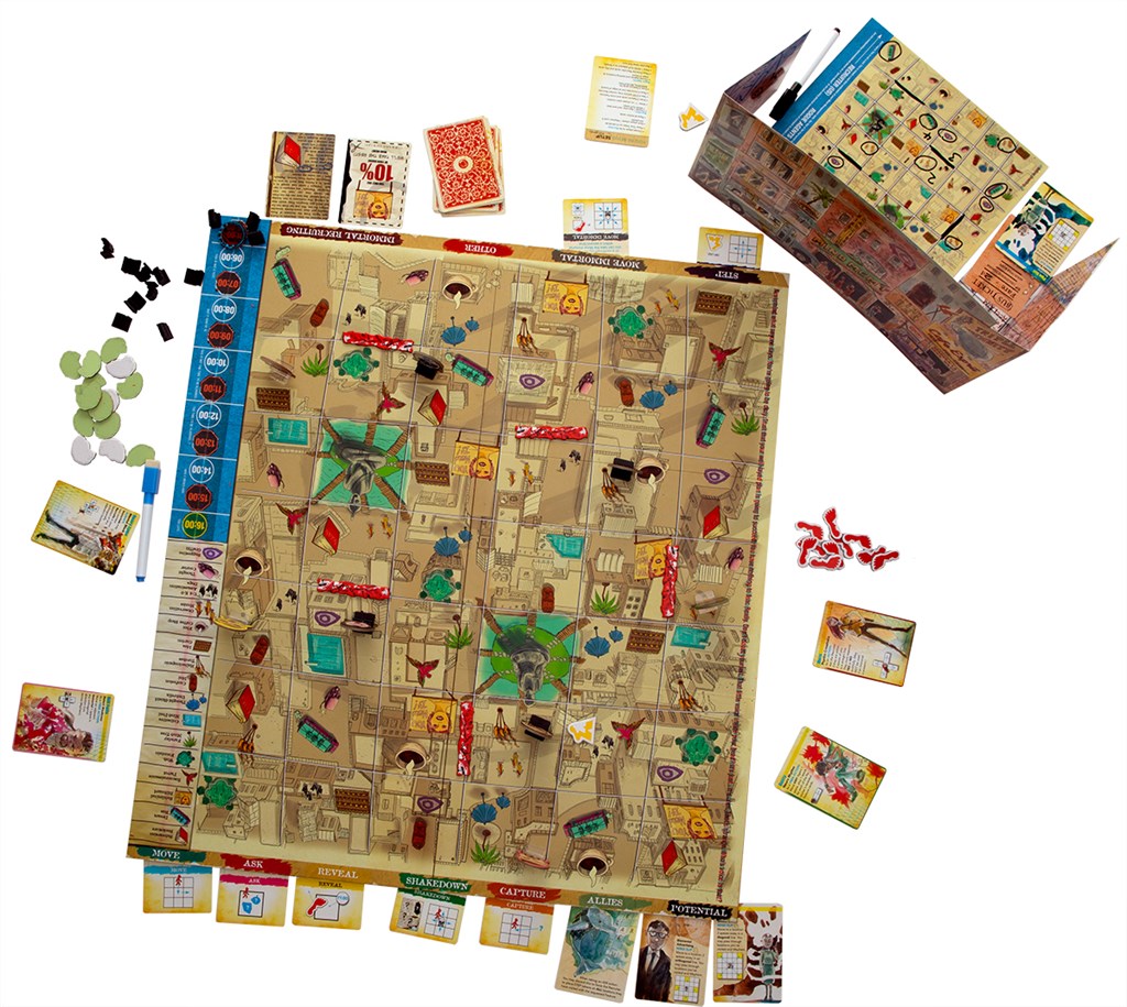 Mind MGMT Brettspill The Psychic Espionage Game Gamezone.no