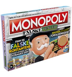Monopoly Falske Penger Brettspill Norsk utgave