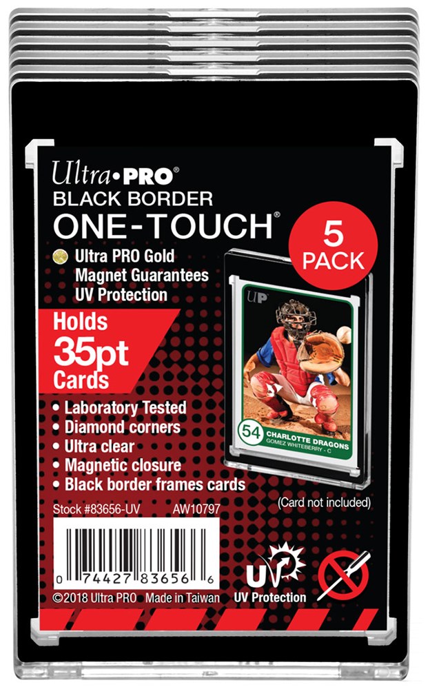 Ultra Pro Supporto Magnetico ONE-TOUCH Per Carte Vintage – 35pt, Anti-UV, Senza PVC, Chiusura Magnetica