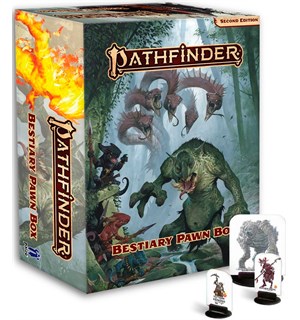 Pathfinder 2nd Ed Bestiary Pawn Box Second Edition RPG - 375+ Standees 