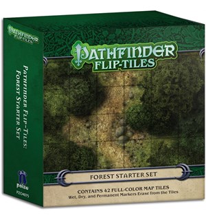 Pathfinder Flip Tiles Forest Starter Set 42 stk 15x15 kart 