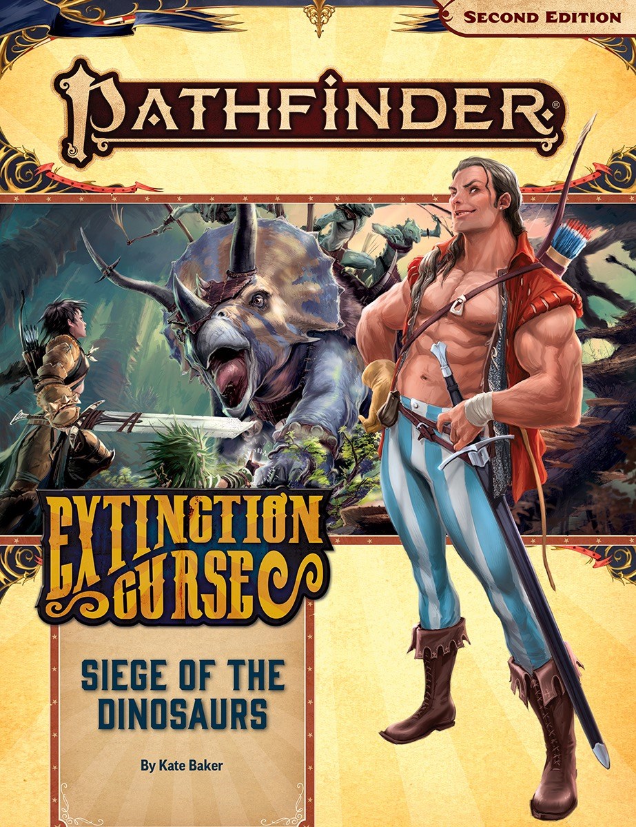 Pathfinder RPG Extinction Curse Vol 4 Siege of the Dinosaurs Adventure Path Gamezone.no