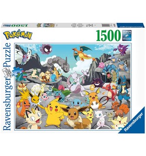 Pokemon 1500 biter Puslespill Ravensburger Puzzle 
