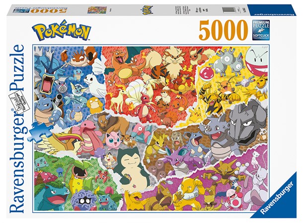 Pokemon Allstars 5000 biter Puslespill Ravensburger Puzzle