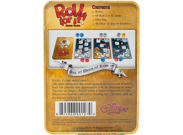 Roll For It Deluxe Edition Metallåda 