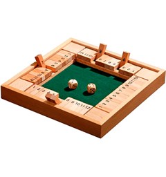 Shut the Box 12er 4 Sider 4 spillere