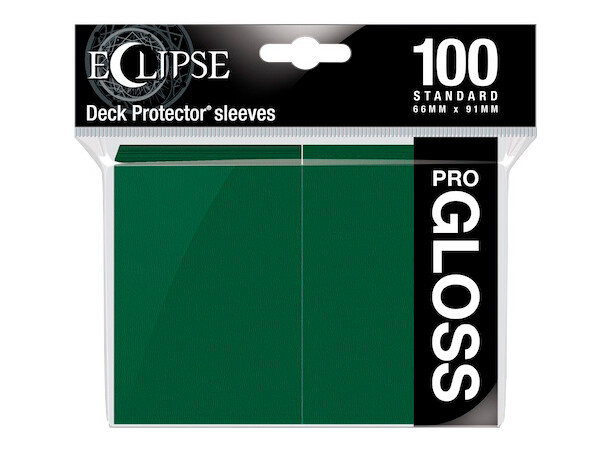 Sleeves Eclipse Pro Gloss Grön x100 Ultra Pro Kortskydd / Deck Protector 