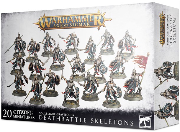Soulblight Gravelords Deathrattle Skelet Warhammer Age of Sigmar - Skeletons