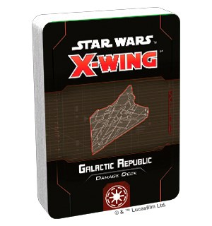 Star Wars X-Wing Galactic Republic Deck Damage Deck til X-Wing Second Edition 