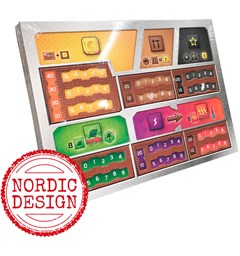 Terraforming Mars Organizer - 5 stk Offisielle Playerboards Dual Layer