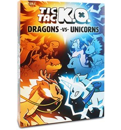 Tic Tac KO Brettspill Dragons vs. Unicorns