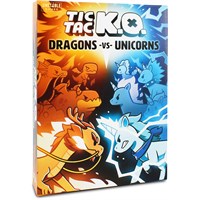 Tic Tac KO Brettspill Dragons vs. Unicorns