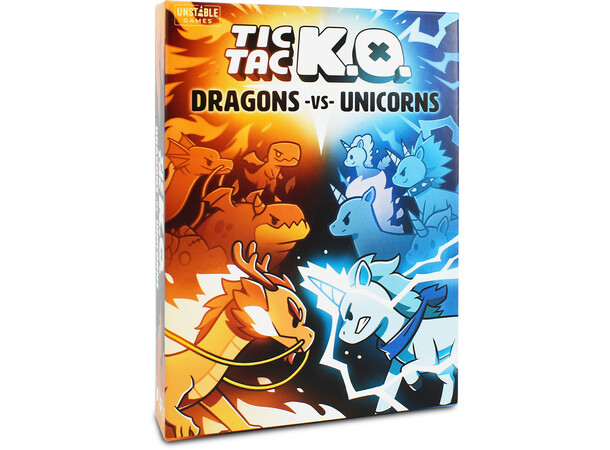 Tic Tac KO Brädspel Dragons vs. Unicorns 