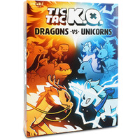 Tic Tac KO Brädspel Dragons vs. Unicorns