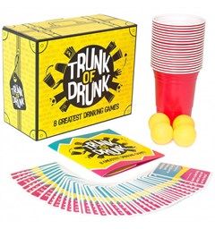 Trunk of Drunk Brettspill Beer Pong, I Have Never,  Ring of Fire++