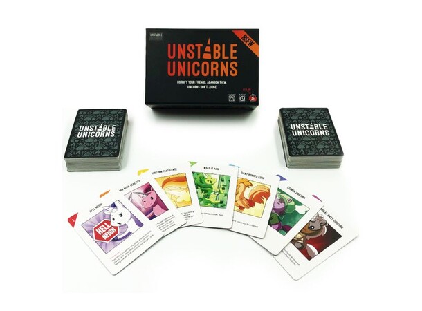 Unstable Unicorns NSFW Brädspel Not Safe For Work Edition 