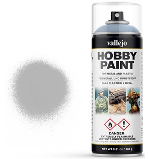 Vallejo Hobby Paint Spray Grey 400ml Sprayboks - Surface Primer 