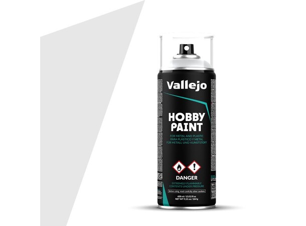 Vallejo Hobby Paint Spray Grey 400ml Sprayburk - Surface Primer 
