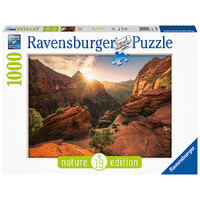 Zion Canyon USA 1000 biter Puslespill Ravensburger Puzzle Zion Canyon