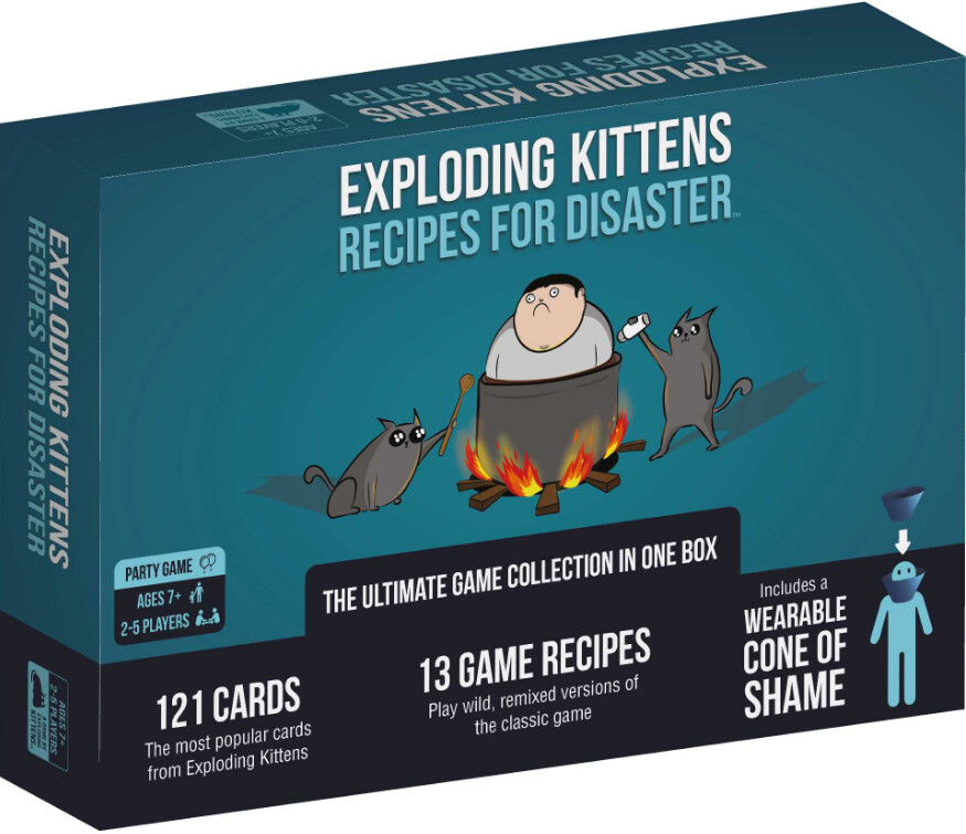 Exploding Kittens Recipes for Disaster Frittstående Samlepakke m/121 Kort