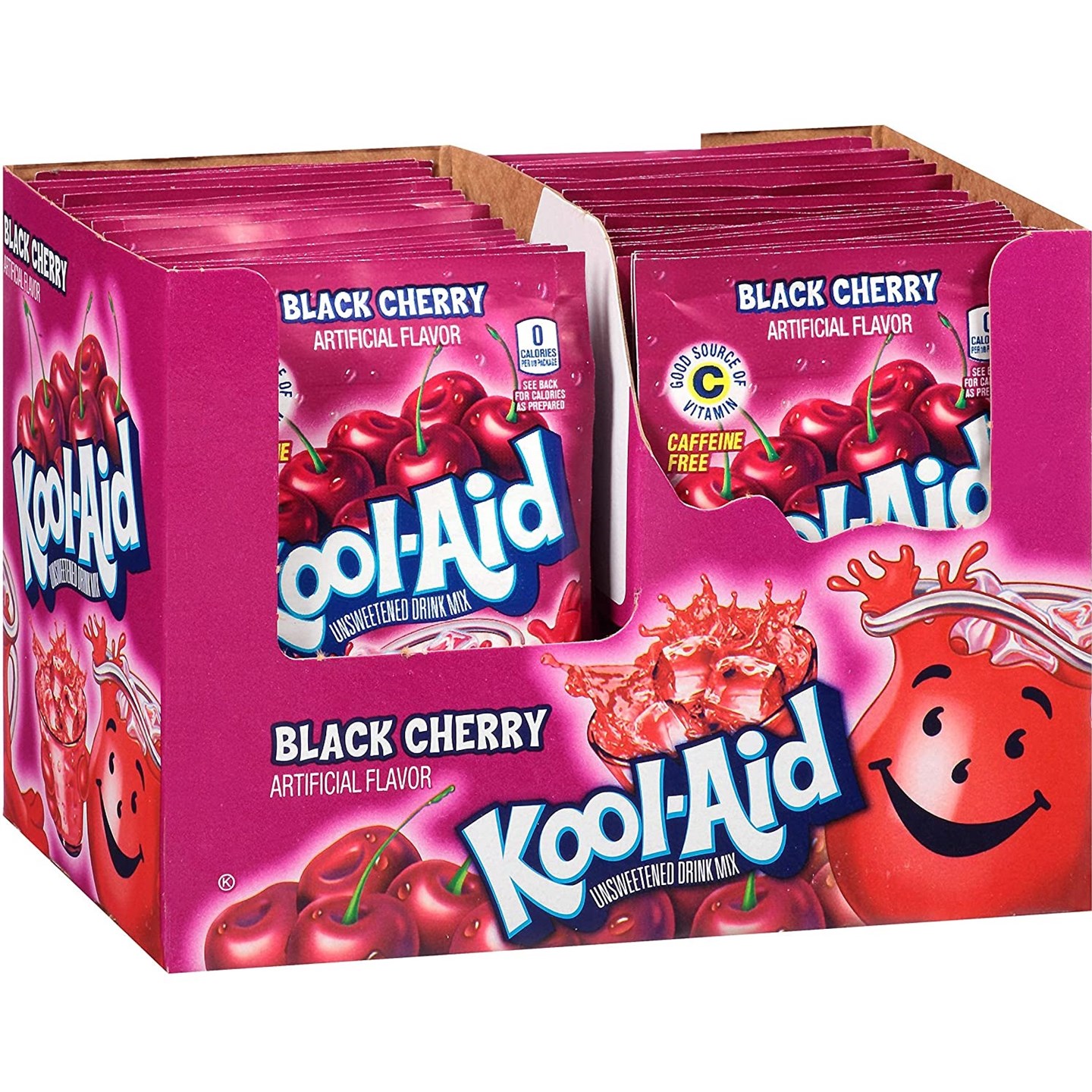 Kool Aid Black Cherry Eske med 48stk