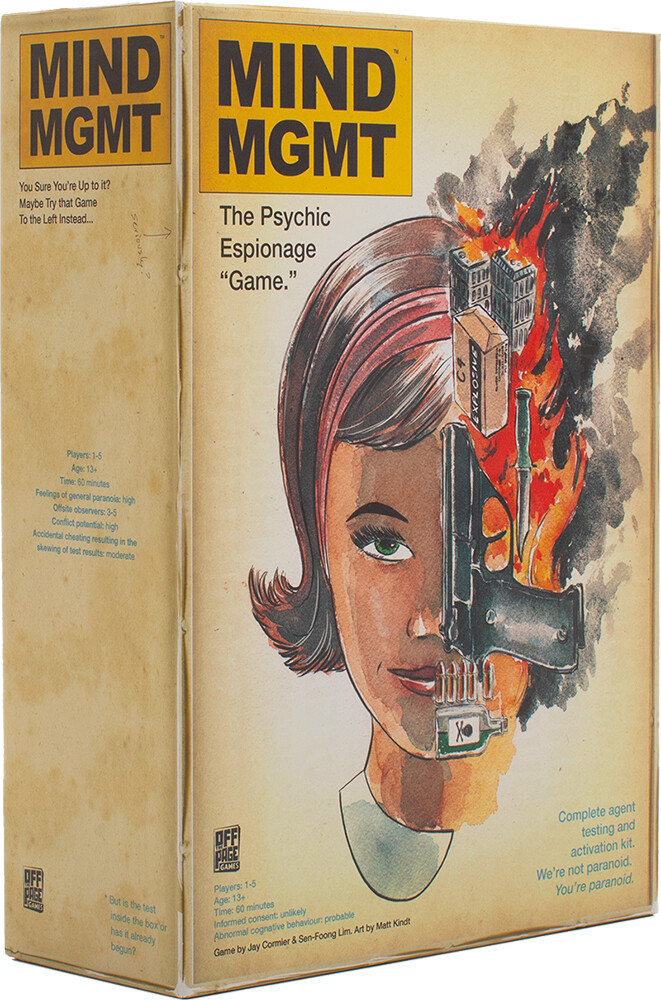 Mind MGMT Brettspill The Psychic Espionage Game