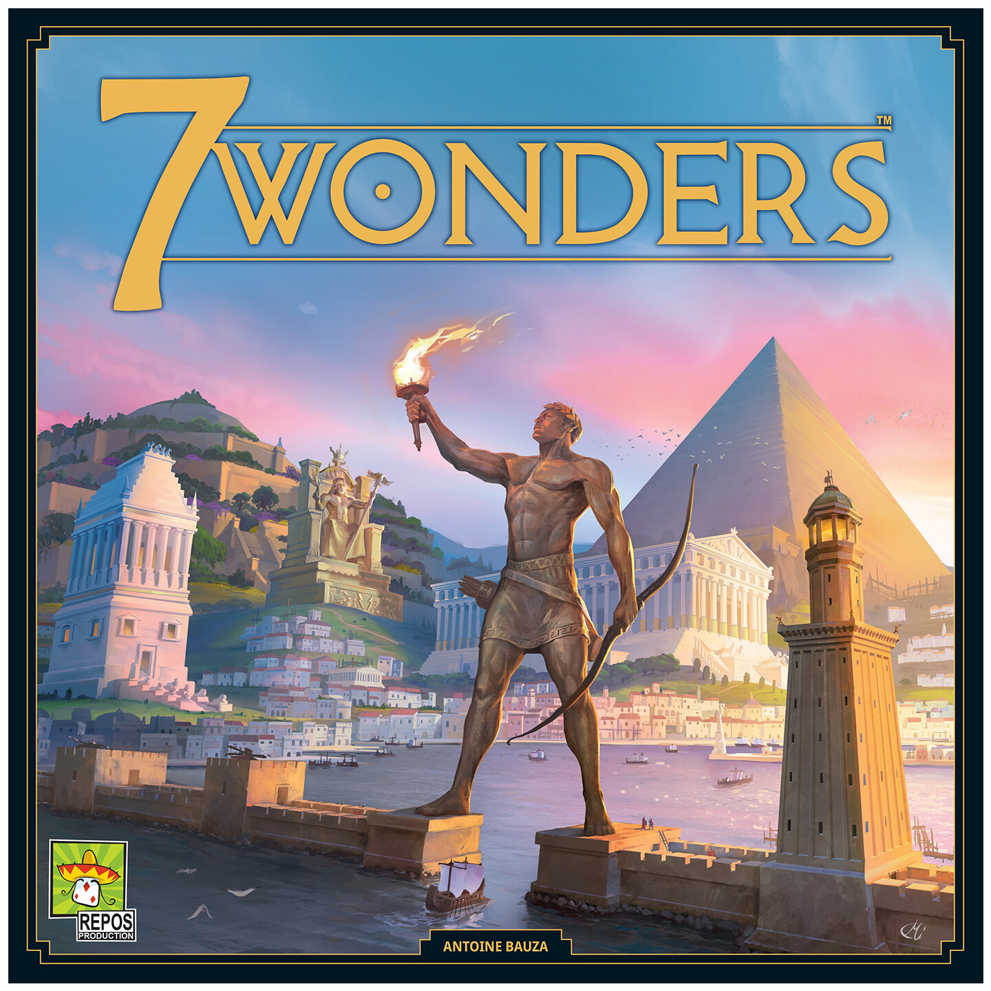 7 Wonders Brettspill - Norsk Grunnspill 2nd Edition