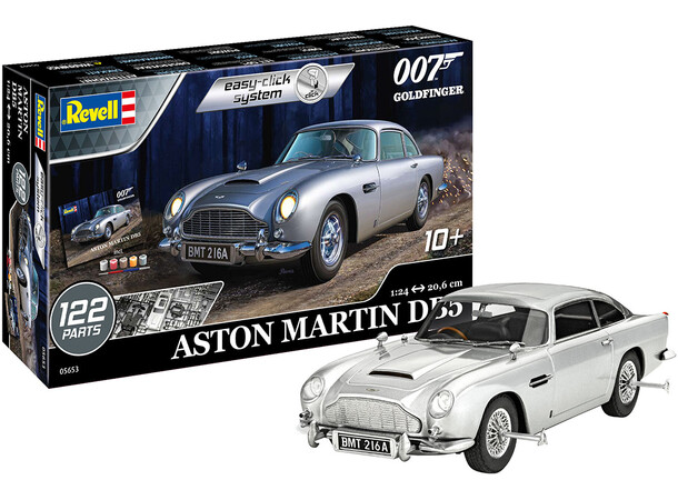 007 Aston Martin DB5 Starter Set James Bond Revell 1:24 Byggesett 