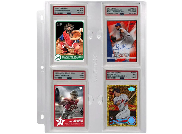 4-Pocket Page för PSA Slabs (1 st) 