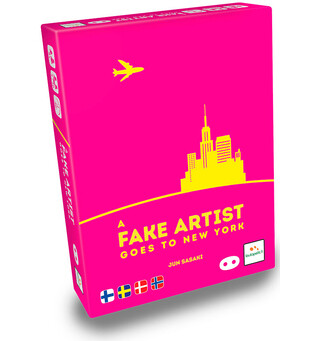 A Fake Artist Goes To New York Kortspil Norsk utgave