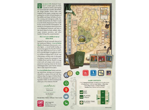 A Gest of Robin Hood Brädspel 