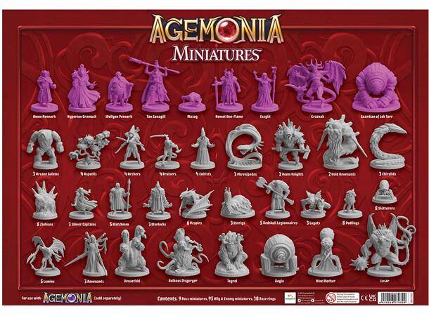 Agemonia Miniatures Set Expansion Expansion till Agemonia 