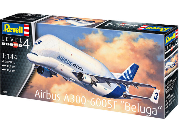 Airbus A300-600ST Beluga Revell 1:144 Byggesett 