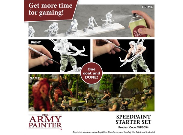 Army Painter Speedpaint Starter Set 10 Speedpaint malinger + pensel