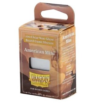 Brettspill Kortbeskyttere 100 stk 41x63 American Mini