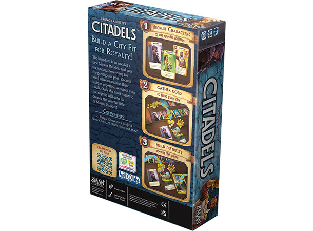 Citadels Revised Brettspill - Engelsk 