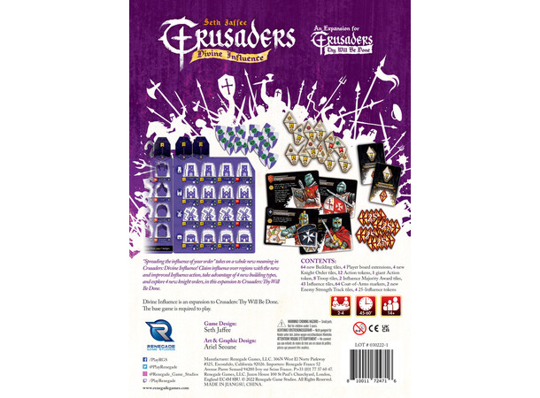 Crusaders Divine Influence Expansion Expansion Crusaders Thy Will Be Done 