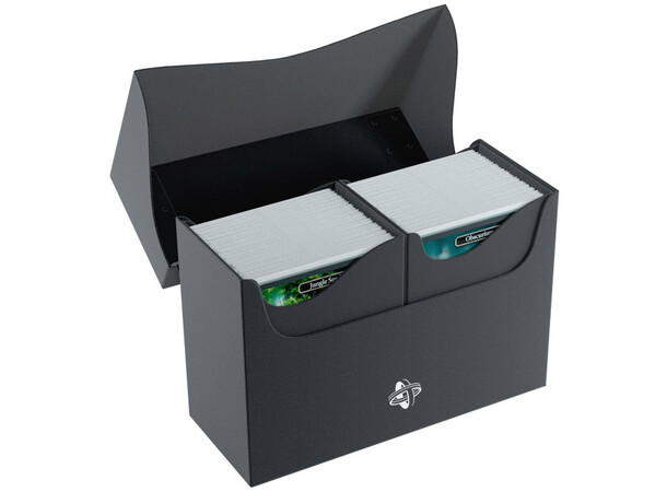 Double Deck Holder 160+ Black GameGenic Casual Deck Boxes 