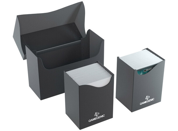 Double Deck Holder 160+ Black GameGenic Casual Deck Boxes 