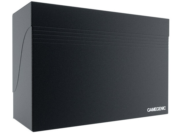 Double Deck Holder 160+ Black GameGenic Casual Deck Boxes 