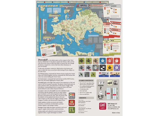 Downfall Conquest Third Reich Brädspel 