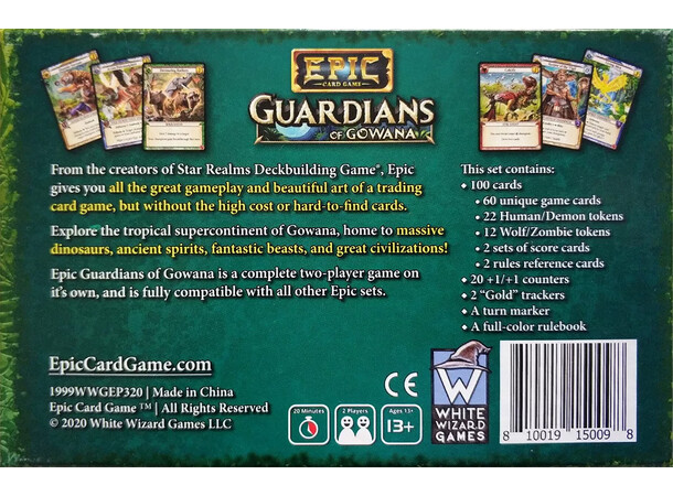 Epic Guardians of Gowana Starter Set Epic Card Game 2 Player Starter Set
