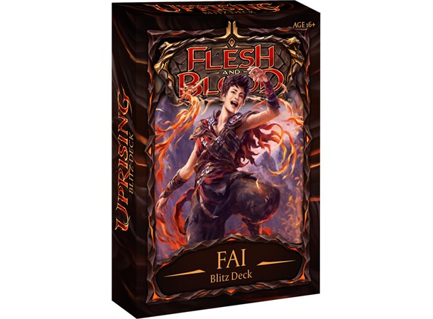 Flesh & Blood Uprising Blitz Deck Fai Ferdigbygget 40+ kort deck