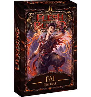 Flesh & Blood Uprising Blitz Deck Fai Ferdigbygget 40+ kort deck 